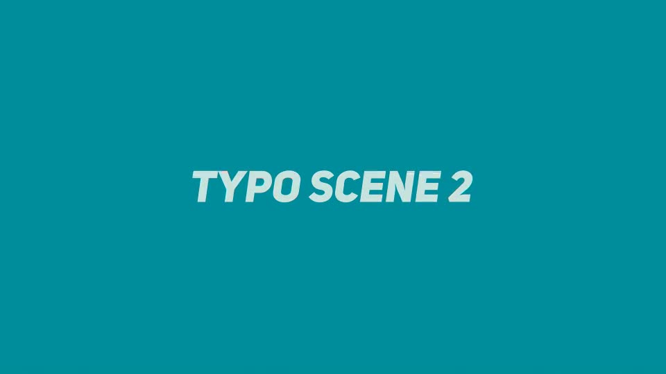 Typo Scene 2 Videohive 22101970 After Effects Image 1