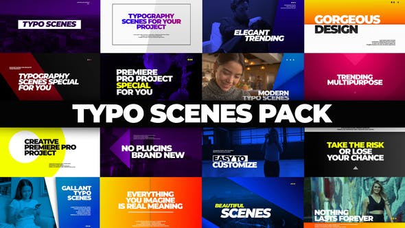 Typo Scenes Pack - Videohive 29127267 Download