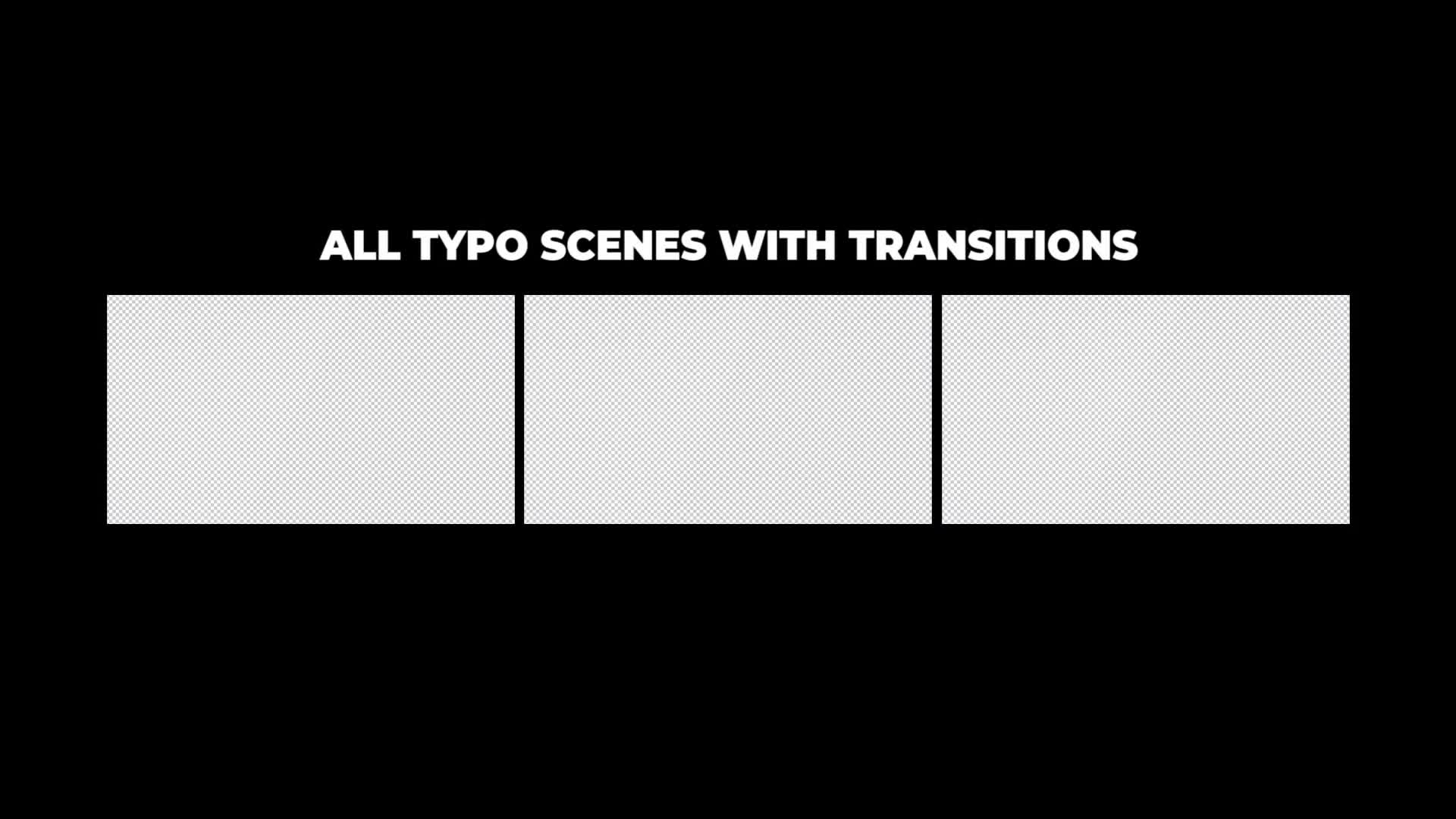 Typo Scenes with Transitions Videohive 22955706 Premiere Pro Image 1
