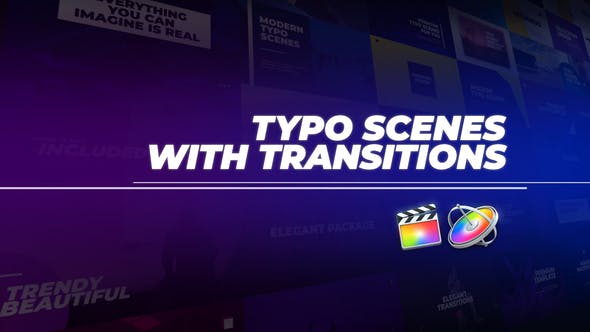 Typo Scenes with Transitions - Videohive Download 28972617
