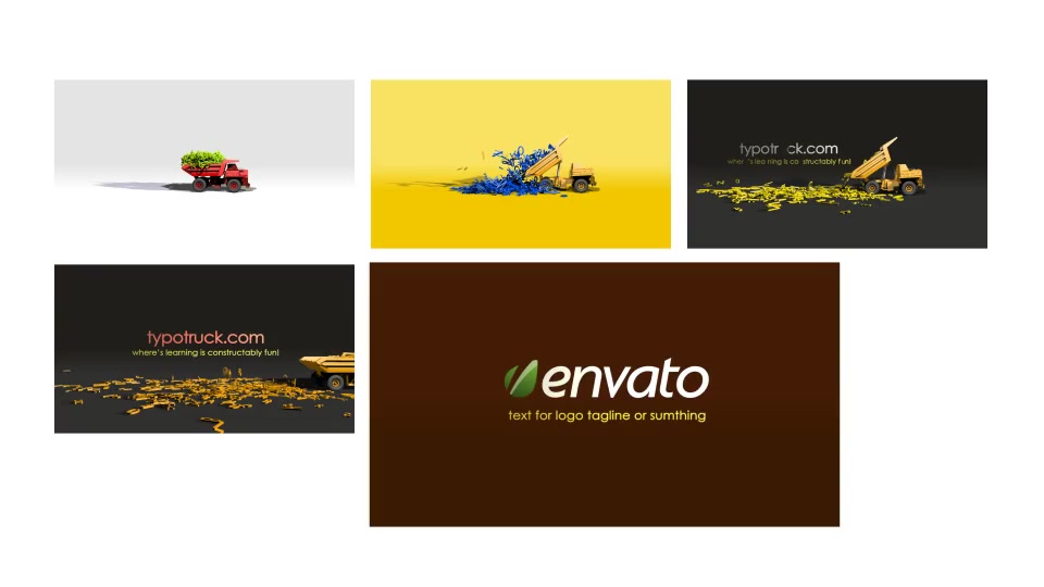 Typo Truck Logo Reveal Videohive 4127259 After Effects Image 9