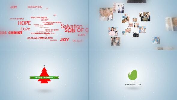 Typo & Video Christmas Logo Intro - 29321253 Videohive Download