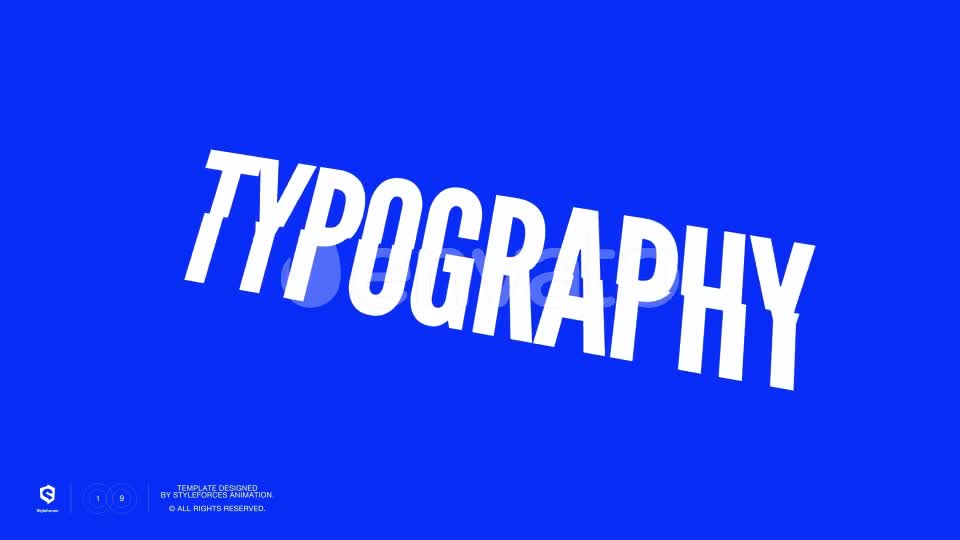 Typografik Kinetic Poster Titles Videohive 23461043 After Effects Image 1