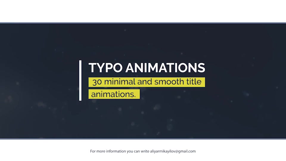 Typographic 30 Title Animations - Download Videohive 20975634