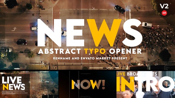 Typographic Abstract News Opener - 27460021 Download Videohive