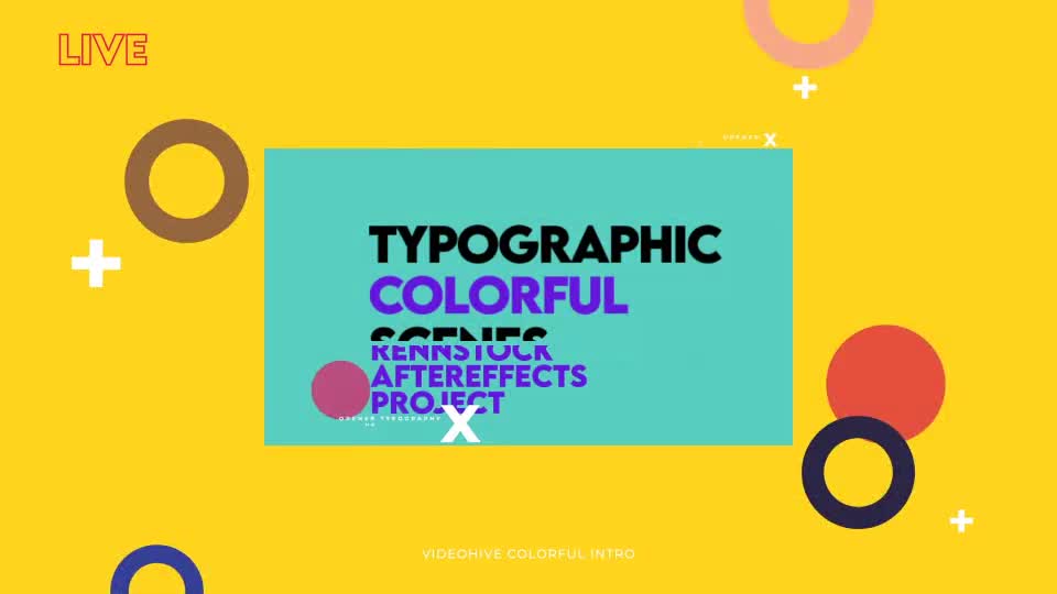 Typographic Colorful Intro Videohive 35104017 After Effects Image 1