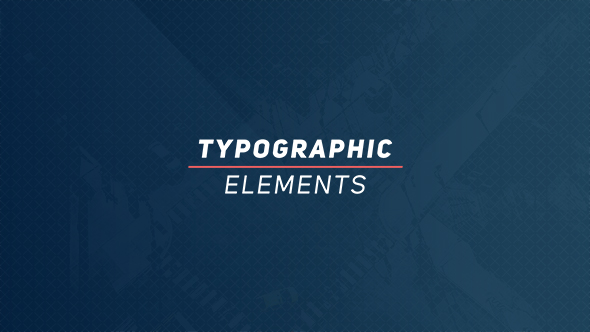 Typographic Elements - Download Videohive 18371262