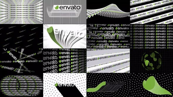 Typographic Kinetic Logo Posters - Download 33755190 Videohive