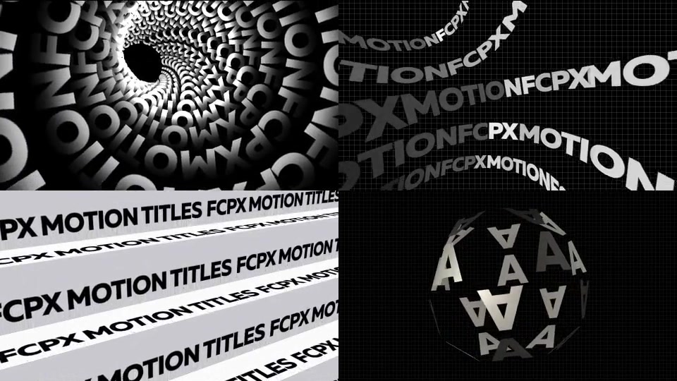 Typographic Kinetic Posters & Titles Videohive 26986315 Apple Motion Image 10