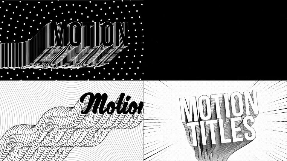 Typographic Kinetic Posters & Titles Videohive 26986315 Apple Motion Image 11