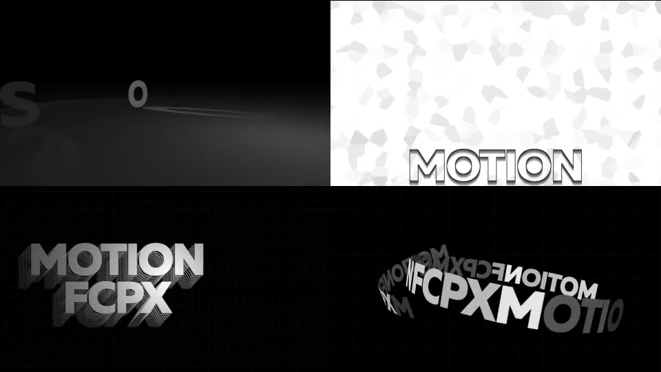 Typographic Kinetic Posters & Titles Videohive 26986315 Apple Motion Image 5