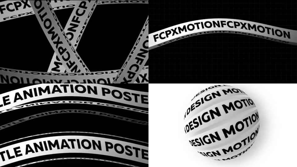 Typographic Kinetic Posters & Titles Videohive 26986315 Apple Motion Image 6