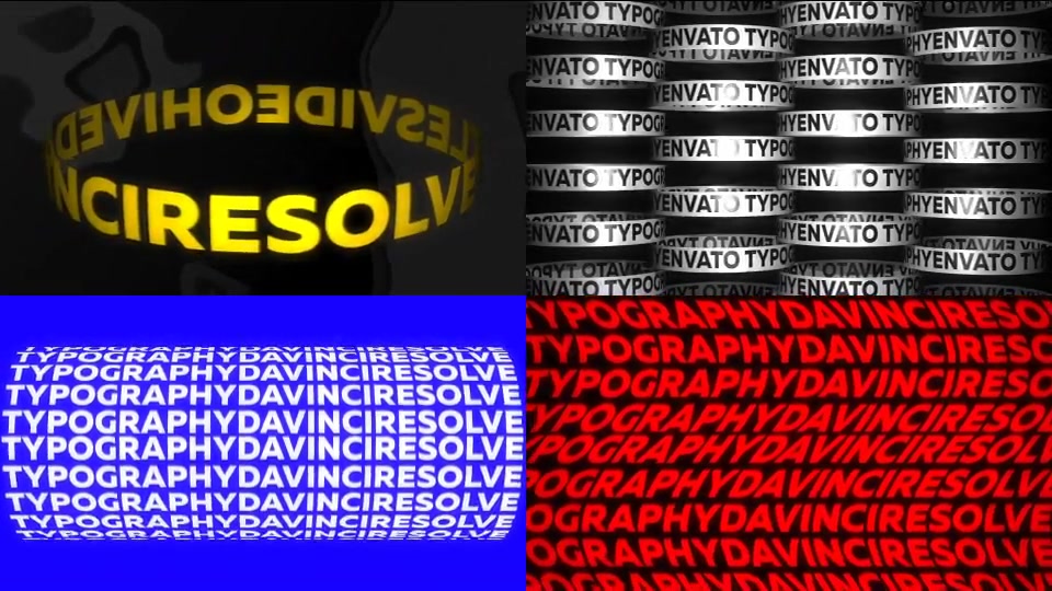Typographic Kinetic Posters & Titles Videohive 32573724 DaVinci Resolve Image 8