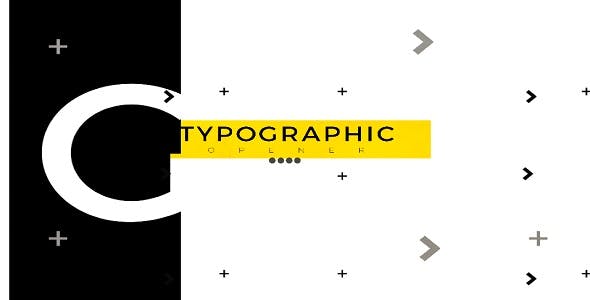 Typographic Opener - Download Videohive 21252800