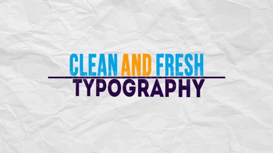 Typographic Presentation - Download Videohive 2380098