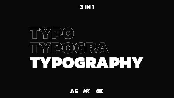 Typography - 39432073 Videohive Download