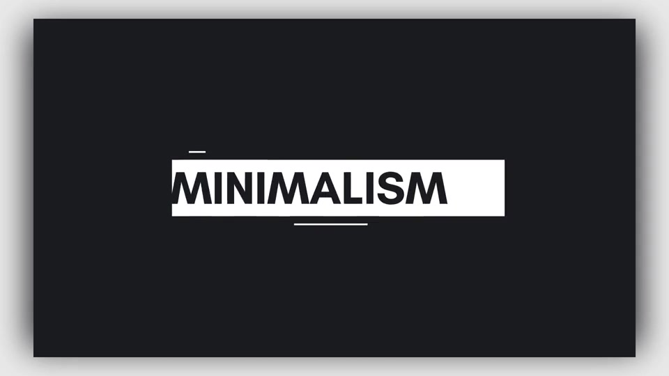 Typography | Dynamic Minimalism Videohive 21481739 After Effects Image 11