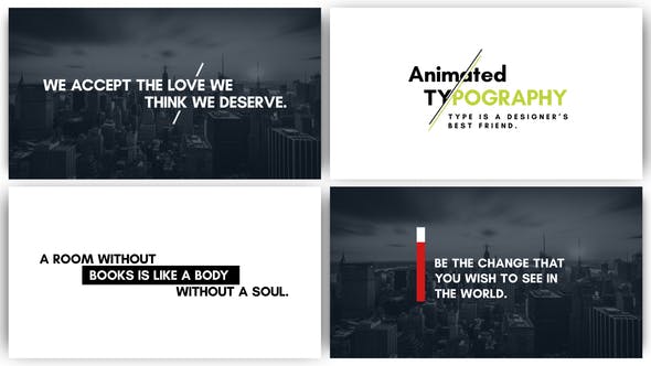 Typography Dynamic Minimalism - Videohive 31458956 Download