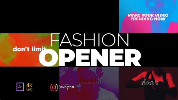 Typography Fashion Promo Bold Typo Fast Opener Titles - 24782082 Download Videohive
