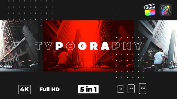 Typography Glitch Opener - 28752153 Download Videohive