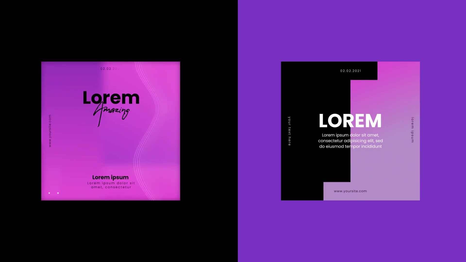 Typography gradient post instagram Videohive 30552602 After Effects Image 10