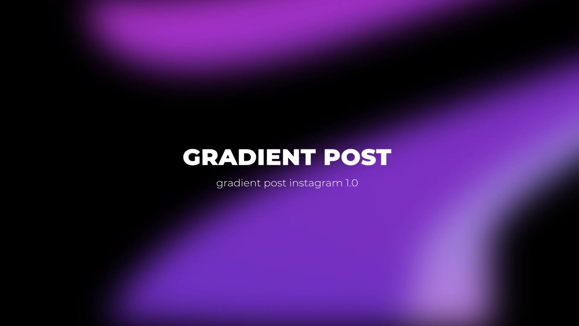 Typography gradient post instagram Videohive 30552602 After Effects Image 11