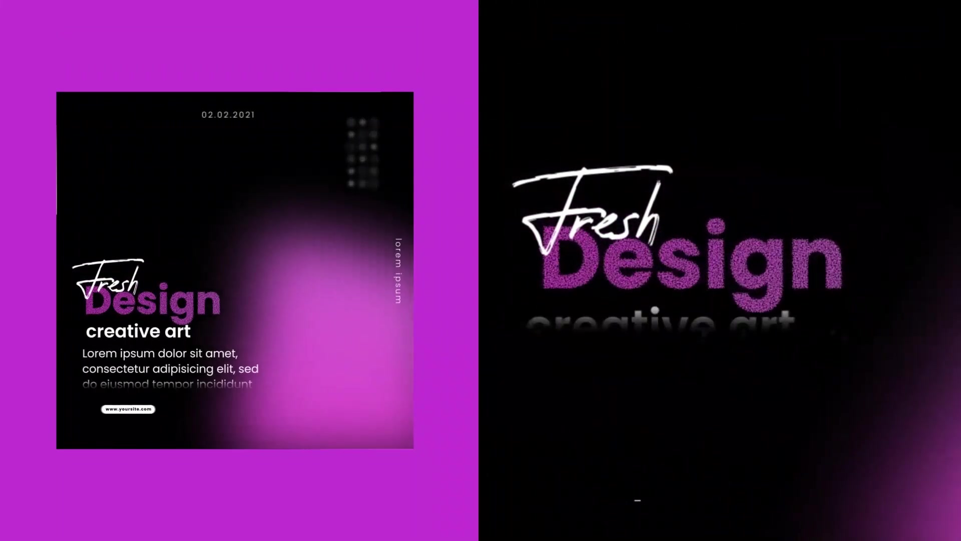 Typography gradient post instagram Videohive 30552602 After Effects Image 4