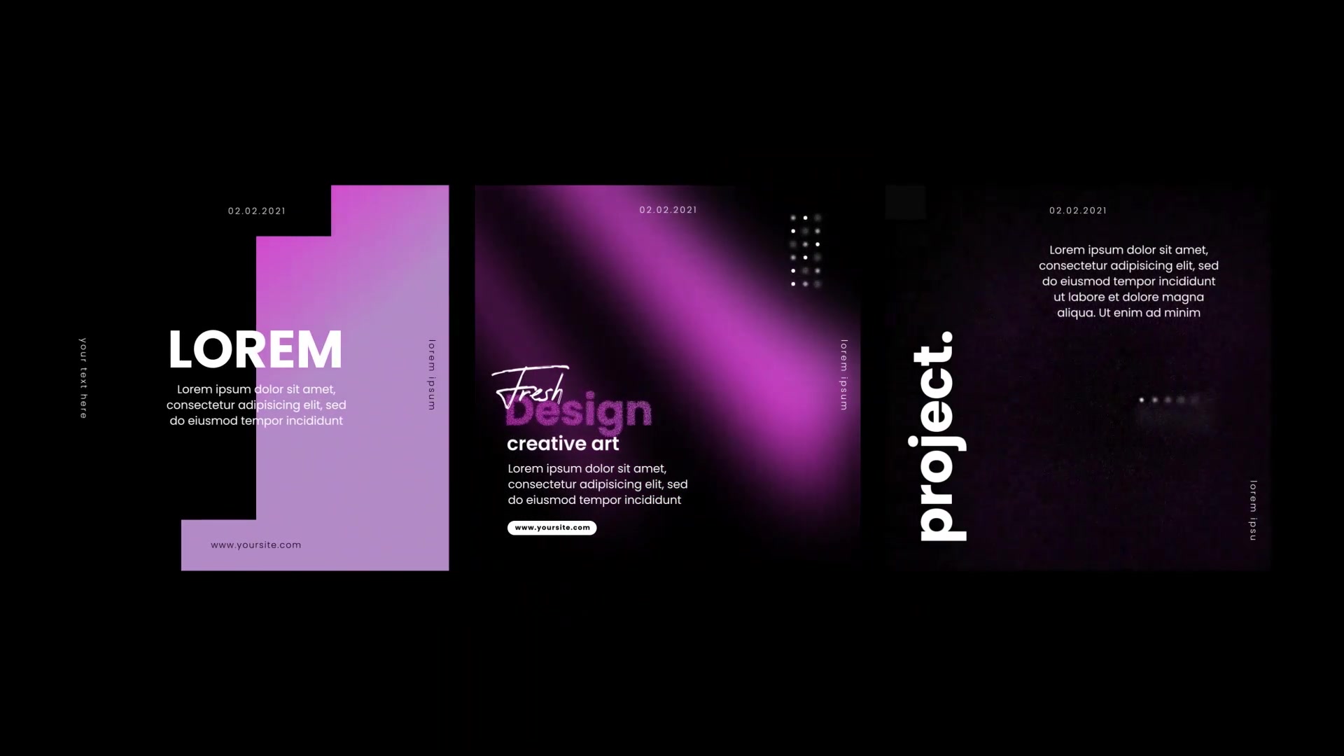 Typography gradient post instagram Videohive 30552602 After Effects Image 5