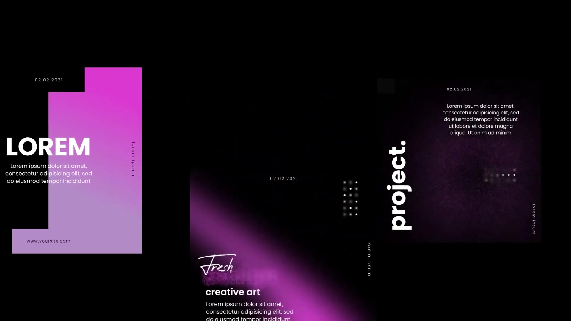 Typography gradient post instagram Videohive 30552602 After Effects Image 6