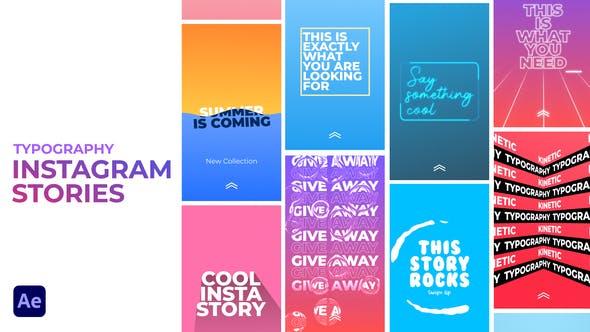 Typography Instagram Stories - Download 31835179 Videohive