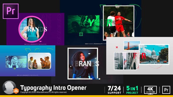 Typography Intro Opener - Videohive Download 37680705