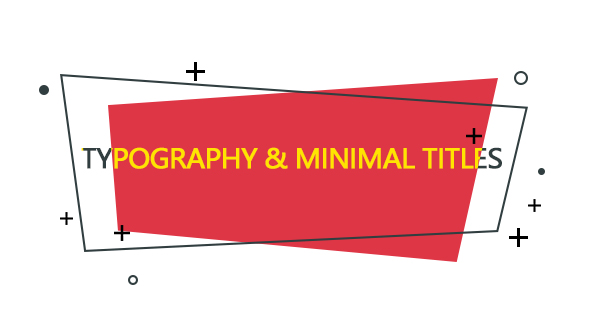 Typography & Minimal Titles - Download Videohive 20034223