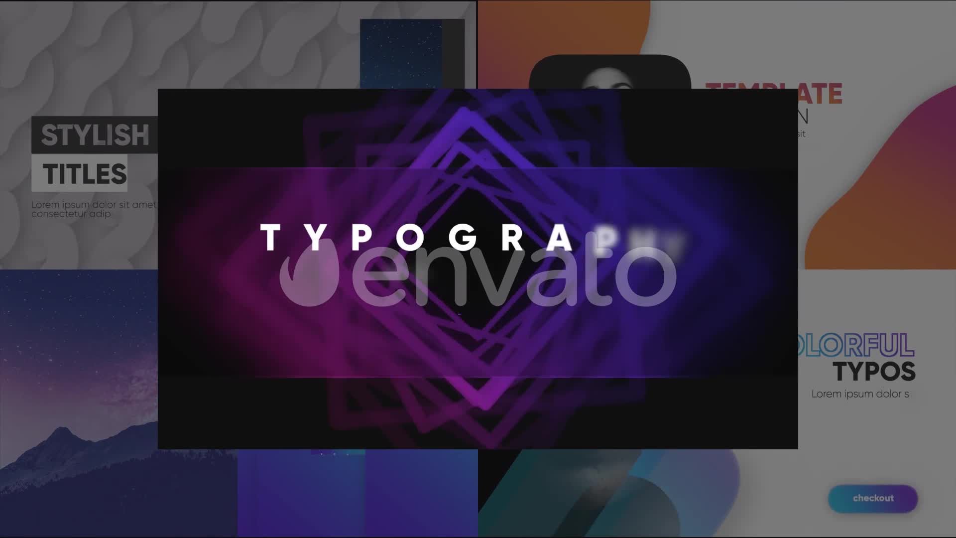 Typography Modern Pack Videohive 26531522 Apple Motion Image 1