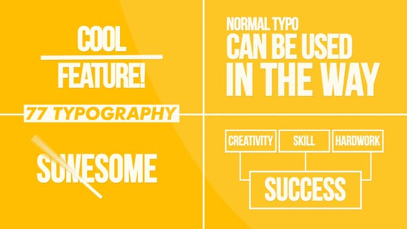 Typography | MOGRT - 22730752 Videohive Download