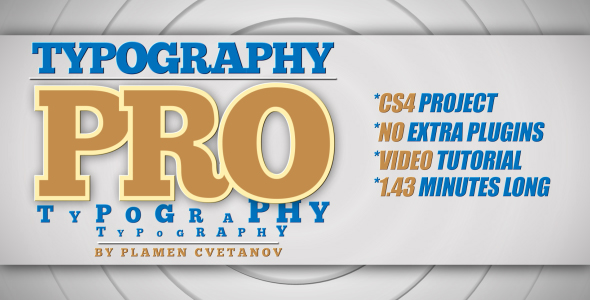 Typography Pro - Download Videohive 137559