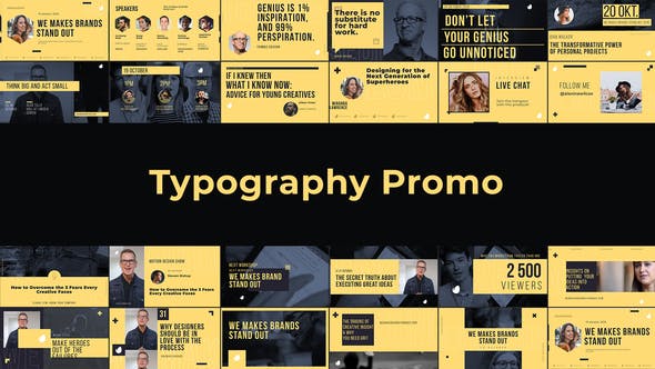 Typography Promo - 22855213 Download Videohive