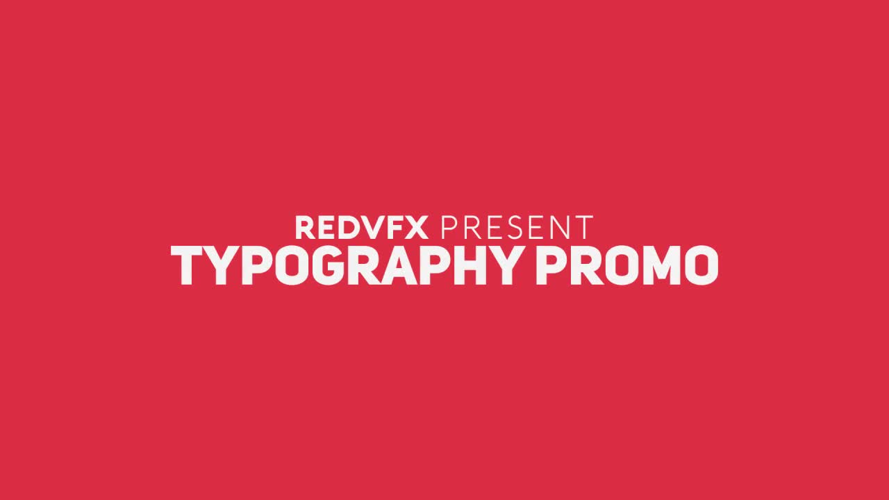 Typography Promo Videohive 22048409 After Effects Image 1