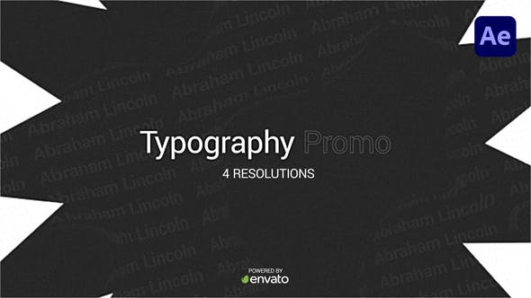 Typography Promo - Download Videohive 30366054