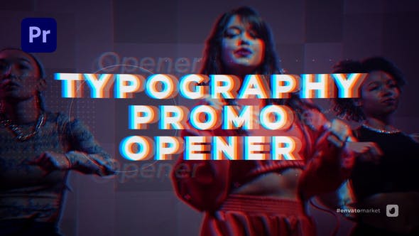 Typography Promo Opener | Premiere Pro - 36271298 Videohive Download