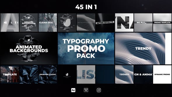 Typography Promos - 37286902 Videohive Download