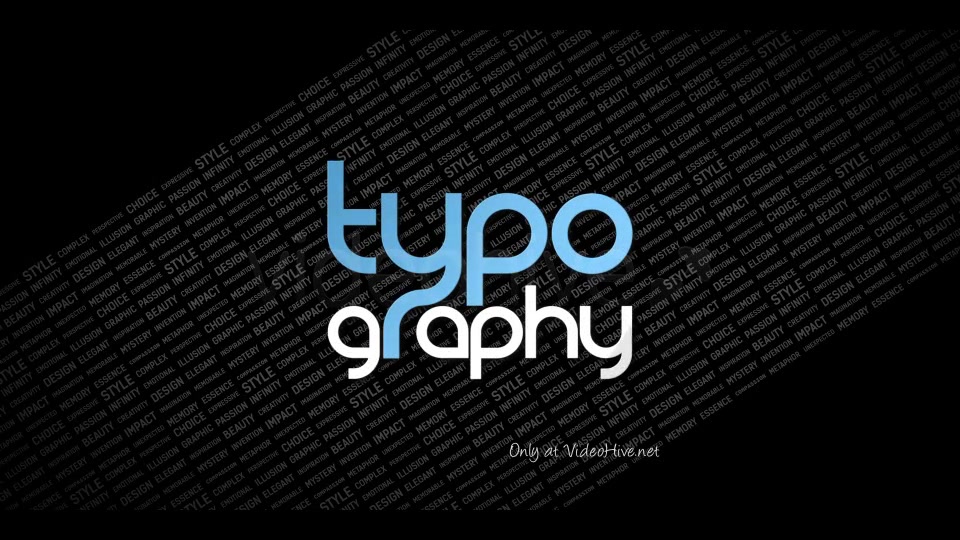 Typography Reveal - Download Videohive 4275395