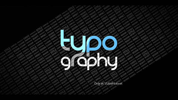 Typography Reveal - Download Videohive 4275395