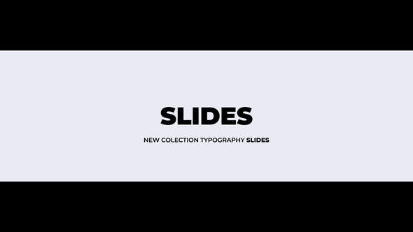 Typography Slides 1.0 | After Effects - Videohive 33807882 Download