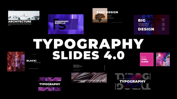 Typography Slides 4.0 | Premiere Pro - 36330385 Download Videohive