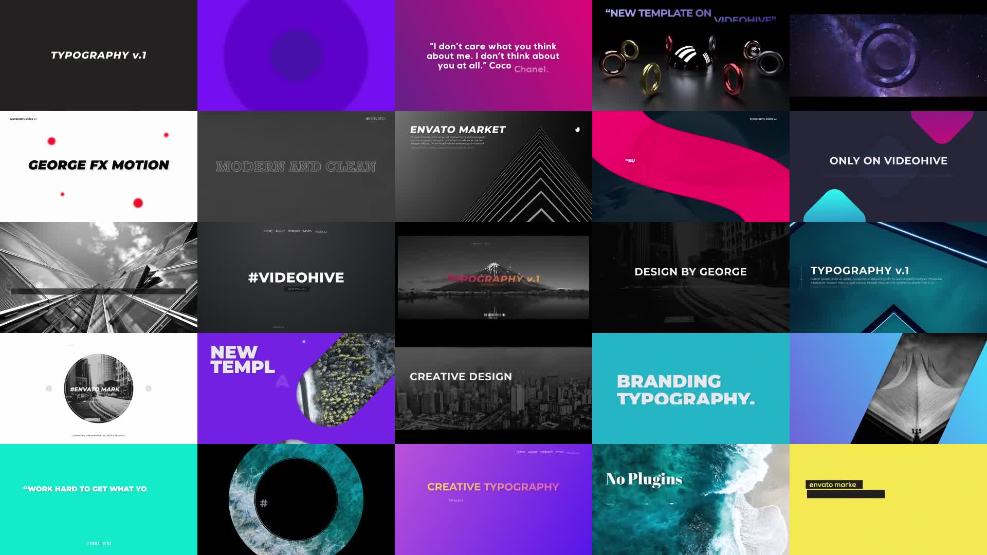 Typography Slides - Download Videohive 23328632