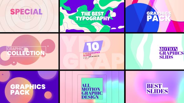 Typography Slides Pack - Download Videohive 37966265
