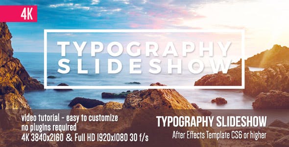 Typography Slideshow - 19650433 Download Videohive