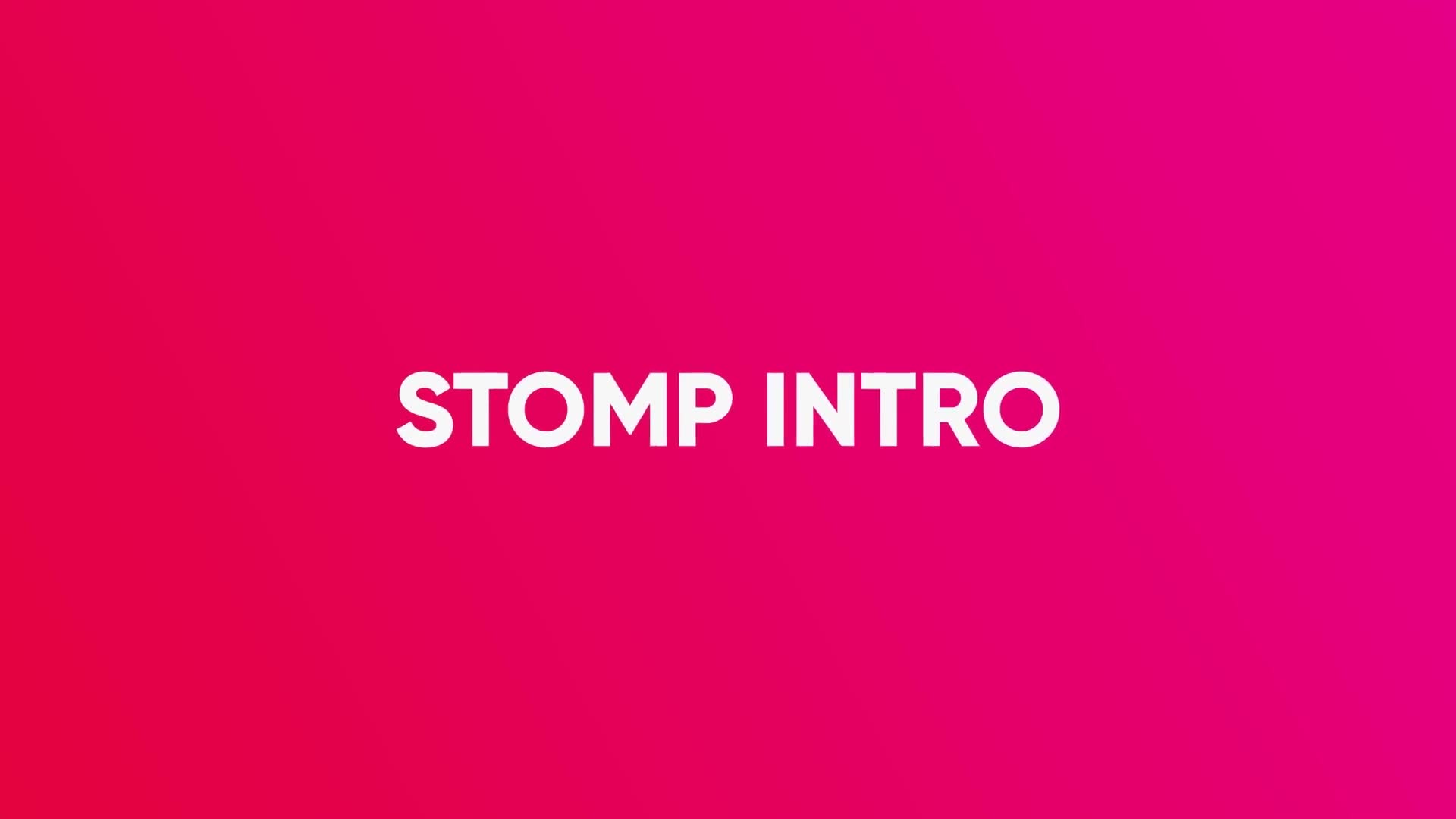 Typography Stomp Intro Videohive 23758890 After Effects Image 3