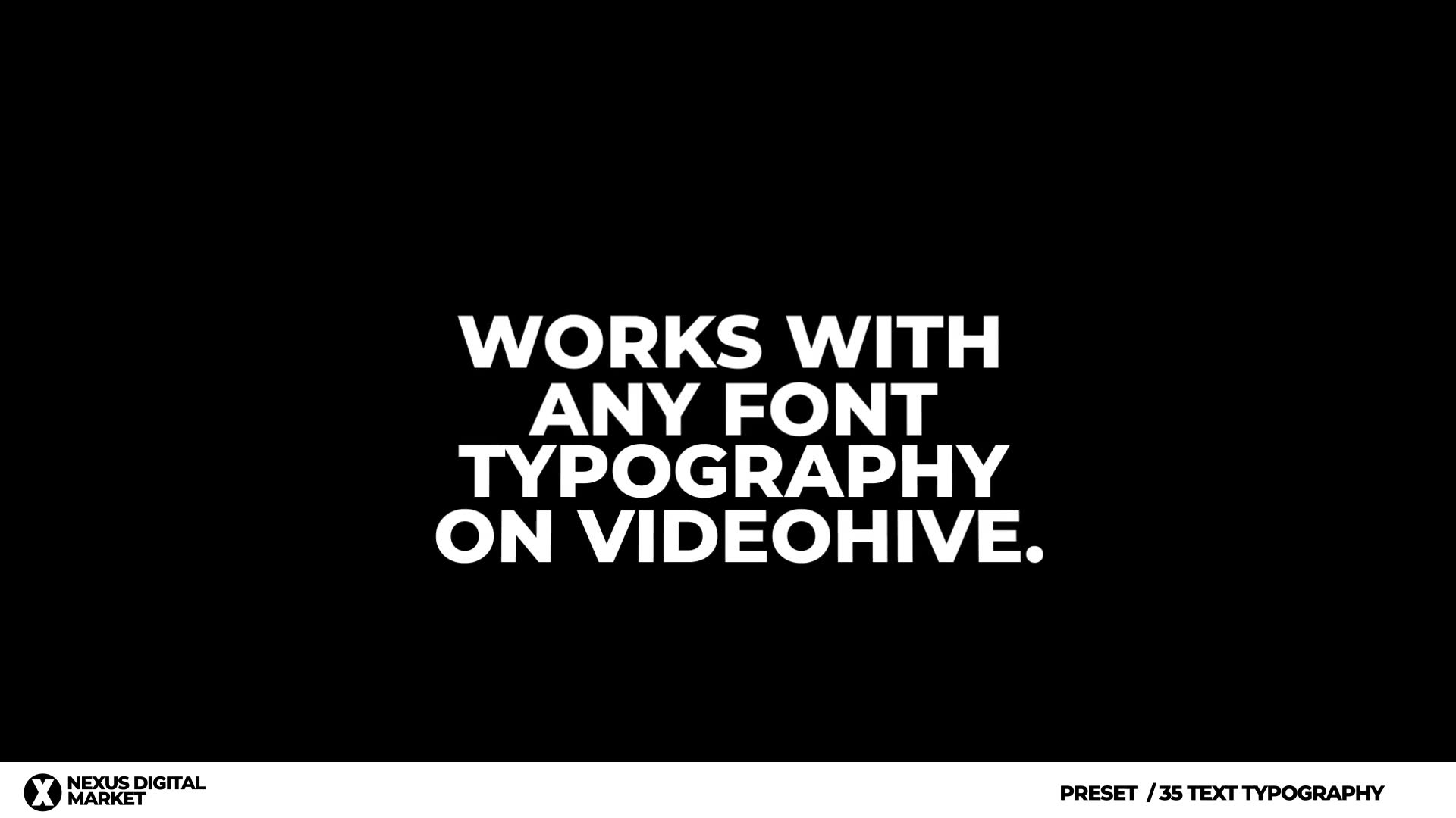Typography Text & Preset Videohive 29535277 After Effects Image 2