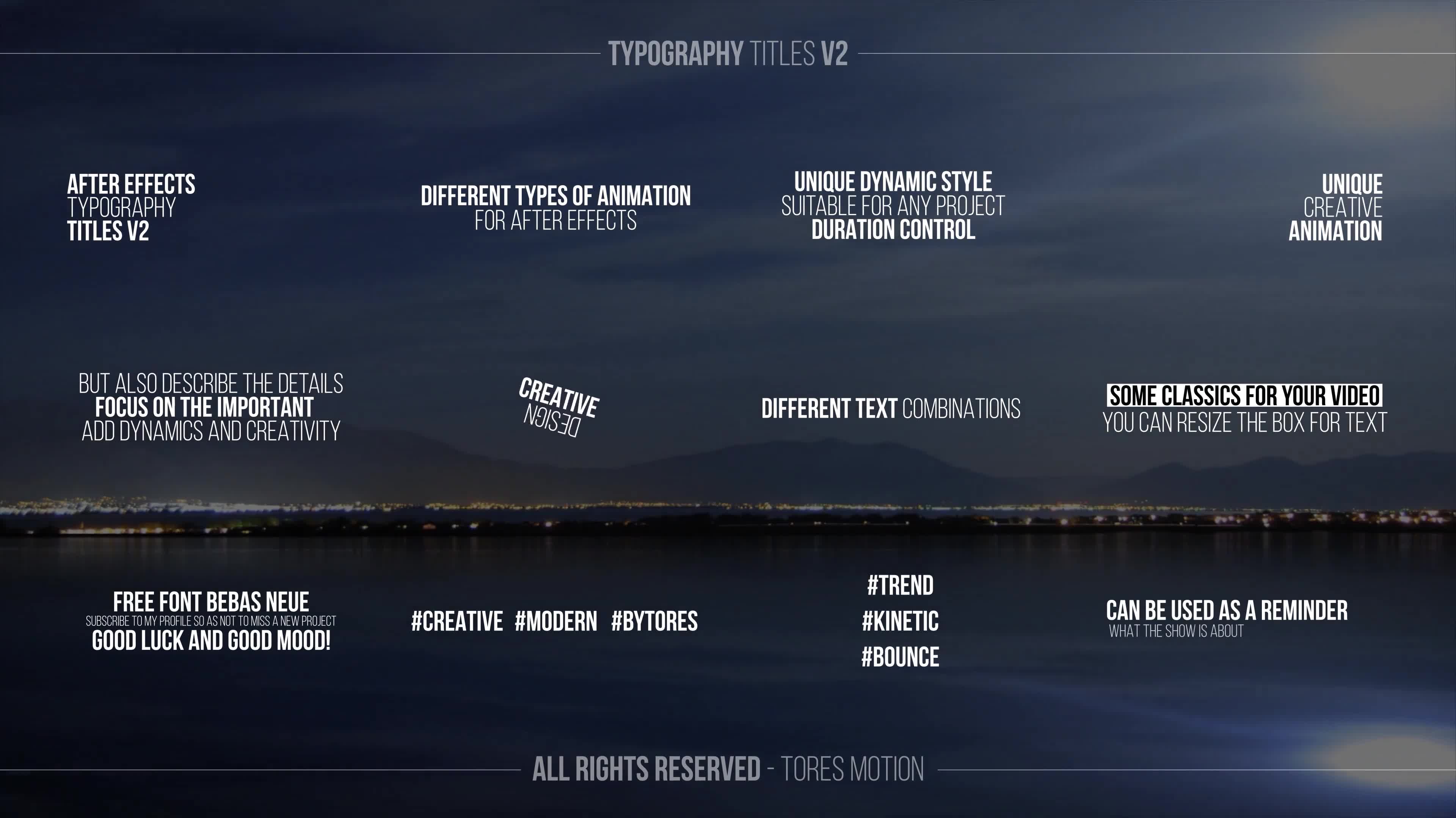 Typography Text Titles V2 \ After Effects Videohive 34463577 After Effects Image 2